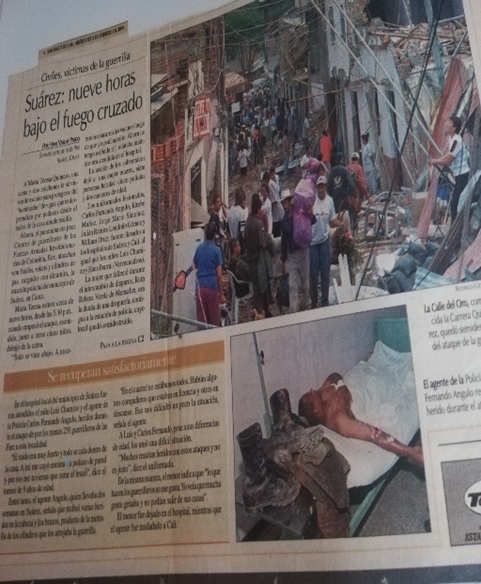 Ataque de las FARC a la población