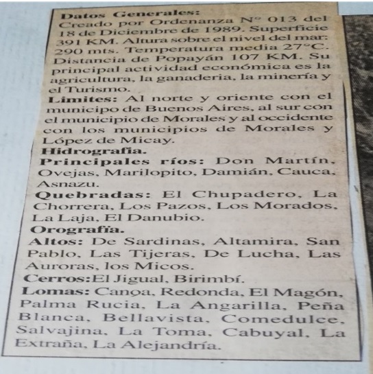 Suárez se convierte en municipio